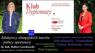 Klub Dyplomaty X Zdobywcy olimpijskich laurów  polscy sportowcy [upl. by Laura]