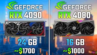 RTX 4090 vs RTX 4080  Test in 6 Game [upl. by Emelin412]