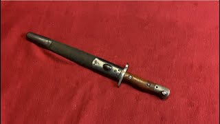 British 1907 bayonet  Australian or Indian ww2 shortened bayonet [upl. by Suhcnip]