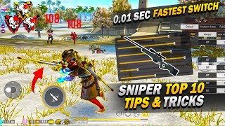 SECRET  SNIPER TRICK amp SETTINGS ⚙️ Single  Double AWM Tricks  Free Fire SNIPER PRO Tricks 2024 [upl. by Ekle]