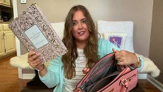 Whats in Kenzie Kate Bag  Dasein Purse Review  Handbag Organization [upl. by Allie]