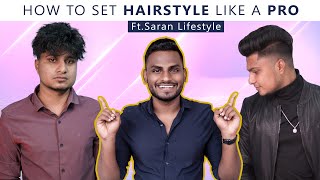 How to set Your HairStyle Like a PRO  ftSaranlifestyle [upl. by Eceerehs]