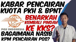 KAPAN GILIRAN KUOTA PKH amp BPNT KANTOR POS CAIR❓️BENARKAH KPM POS AKAN KEMBALI CAIR KE KKS❓️ [upl. by Ynafit669]