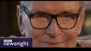 Oscar winner Ennio Morricone on BBC Newsnight  BBC Newsnight [upl. by Anafetse]