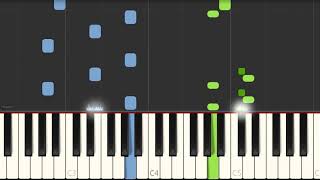 Dat Ik Je Mis Maaike Ouboter tutorial by Bondovie Synthesia [upl. by Hayilaa]