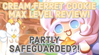 Cream Ferret Cookie Max Level Review  PARTLY SAFEGUARDED  Cookie Run Kingdom [upl. by Farron77]