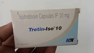 Tretin iso 10 Capsule  isotretinoin 10 mg Capsule Uses  Tretin iso 10 mg Capsule Uses Side effects [upl. by Rosemari]