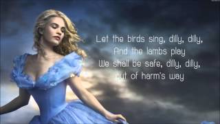 Lavenders Blue Dilly Dilly  Lyrics Cinderella 2015 Movie Soundtrack Song [upl. by Gridley882]