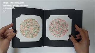 Ishihara color blindness test book with 24 plate vs 38 plate  Dr Sumitra  Hindi [upl. by Icyac]