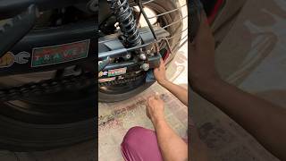 Bike chain maintenance automobile gear bikeslover shorts youtubeshorts viralvideo important [upl. by Aniv]