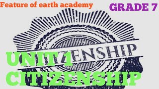 Grade 7 citizenship unit 1 part 5 3 Citizenship law in Ethiopia and review exercise [upl. by Tuttle416]