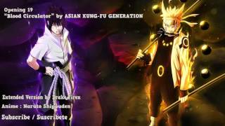 Naruto Shippuden Opening 19  “Blood Circulator” Extended Version [upl. by Timon]