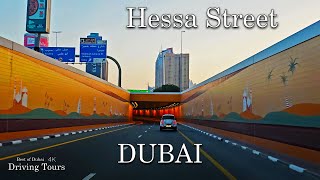 Hessa Street Evening Drive From Sheikh Zayed Road to JVC [upl. by Ennyleuqcaj604]