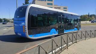 Nuevo Irizar IE Tram de prácticas para la futura nueva línea de EMT Madrid [upl. by Aznarepse]