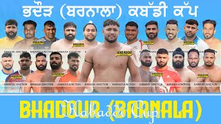 🔴 Live Bhadaur Barnala Kabaddi Cup  30 Jan 2024  Live Kabaddi Match [upl. by Anotal]