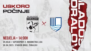 Mladost Ĺ˝dralovi vs Jadran PoreÄŤ  25kolo  SuperSport 2 NL [upl. by Martie]