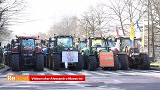 Le proteste degli agricoltori  Re Start 15022024 [upl. by Elleimac]