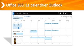 Formation Office365 Le Calendrier Outlook [upl. by Mima927]