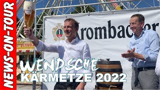 Wendener Kirmes 2022 eröffnet 3 Tage MEGAKirmes Fassanstich amp Emotion der Wendsche Kärmetze 2022 [upl. by Ehav733]