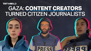 How Israel’s war on Gaza turned young creators into journalists [upl. by Laohcin]