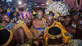 Watch how Otumfuo exit Durbar Grounds Oguaa Fetu Afahye in his Rolls Royce [upl. by Ailedo]