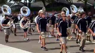 Hagerty Marching Band Homecoming Parade 93016 [upl. by Susan]