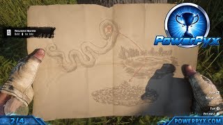 Red Dead Redemption 2  Poisonous Trail Treasure Map Hunt Location amp Solution [upl. by Martella260]