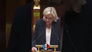 MARINE LE PEN EXPLOSE LE GOUVERNEMENT [upl. by Birkett585]