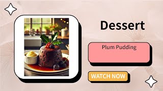 Plum Pudding A Traditional and Festive Dessert [upl. by Attinahs]