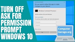 How to Turn Off Ask for Permission on Windows 10 Easy Method [upl. by Merc]