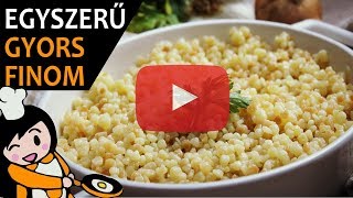 Tarhonya  Recept Videók [upl. by Coffey]