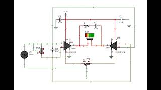 bridge power amplifier LM380 circuit diagram [upl. by Analle]