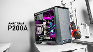 Phanteks P200A  The Top Secret ITX Case [upl. by Artimed]