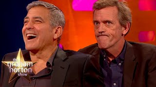 George Clooney amp Hugh Laurie Find Out Who Would Be A Better Doctor  The Graham Norton Show [upl. by Scarito]