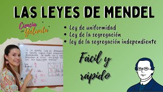 LAS LEYES DE MENDEL Fácil y rápido Explicación clara y sencilla para comprender cada una de ellas [upl. by Ynnavoj]