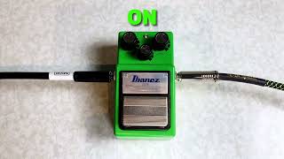 How does Ibanez Tube Screamer Pedal Sound going in Marshall Amp [upl. by Yrtnahc]