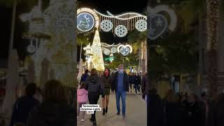 TORREMOLINOS MALAGA SPAIN CHRISTMAS LIGHTS 2021 [upl. by Rehpretsirhc]