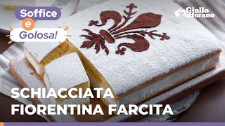 SCHIACCIATA FIORENTINA FARCITA – Il dolce toscano di Carnevale 🤪😋😍 [upl. by Betta]