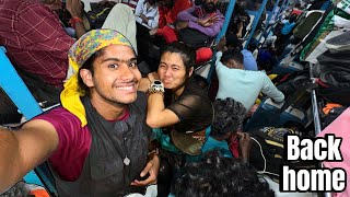 യാത്ര അവസാനം വീട്ടിലേക്ക്  odisha to kerala local train journey [upl. by Aisnetroh744]