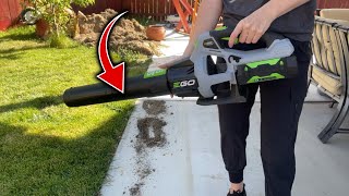 EGO Battery Powered Leaf Blower Review [upl. by Darbie345]