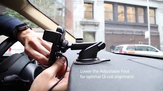 iOttie Easy One Touch Wireless Fast Charging Car Mount [upl. by Notyrb]