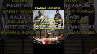 Best movies line up for prabhas [upl. by Olinde385]