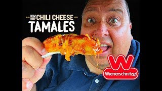 Wienerschnitzel® Chili Cheese Tamales Review [upl. by Uaerraj]