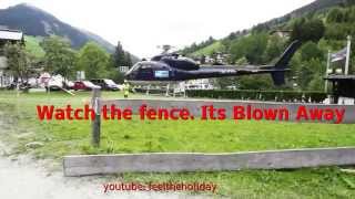 Helicopter blows Fence away [upl. by Rehpotsirh]