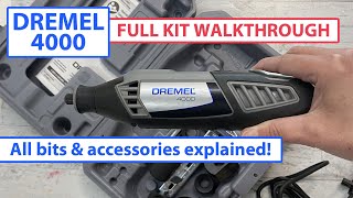 Dremel 4000 Review  Full Kit Walkthrough with Accessories [upl. by Stringer478]