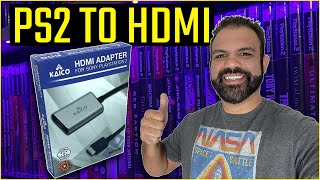 How to Connect PS2 to HDMI TV  KAICO HDMI Adapter for PlayStation 2 [upl. by Lerual]