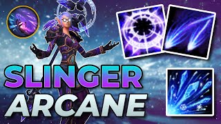 1105 UPDATED Spellslinger Arcane Mage Guide  ST amp AoE Rotations and Talent Builds  WoW TWW [upl. by Solracnauj]