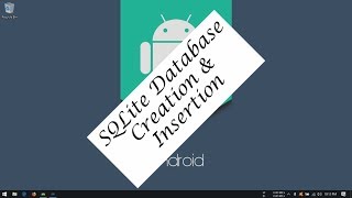 Android Tutorial Kotlin  30  SQLite Database Creation and Insertion [upl. by Lesslie]