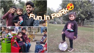 Sunday having a fun day🥳💥Hoorain aj kha gaein🤔✨park fun playingtime enjoy rides [upl. by Buderus]