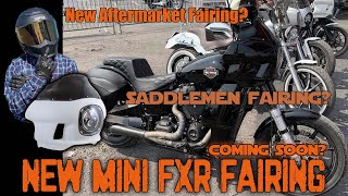 New Mini FXRT Fairing for Harley Davidson  Does It Look Good Is It the Ugliest Fairing [upl. by Elly]